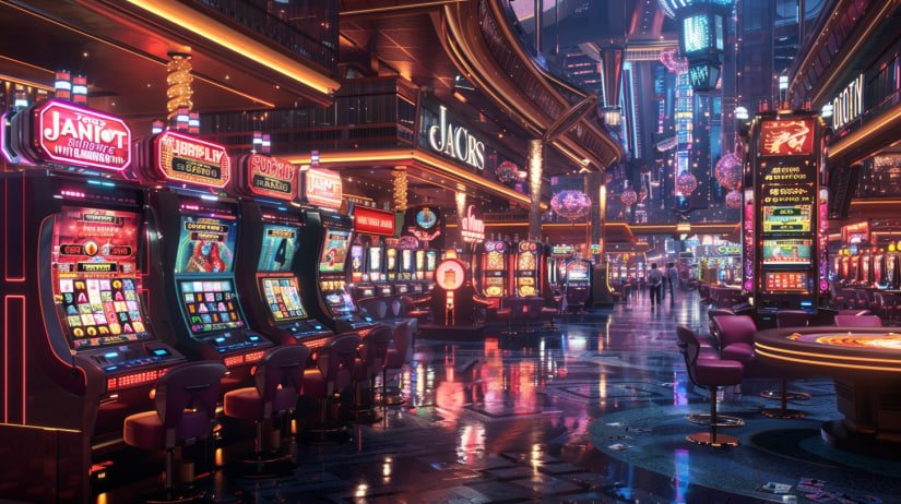 jjj d အွန်လိုင်း စလော့ Jackpot Video Slots ဂိမ်းနေရာ မြင်ကွင်း